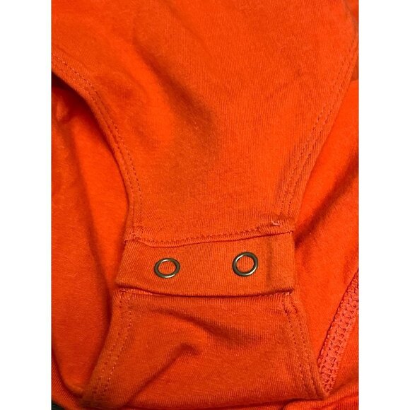 NEW! Gap Fitted Stretch Long Sleeve T-Shirt Shirt Orange Bodysuit Women's XXL - Picture 8 of 8
